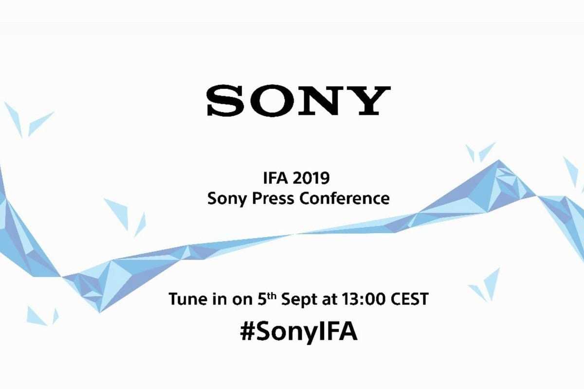 iFA 2019 – Sony press conference