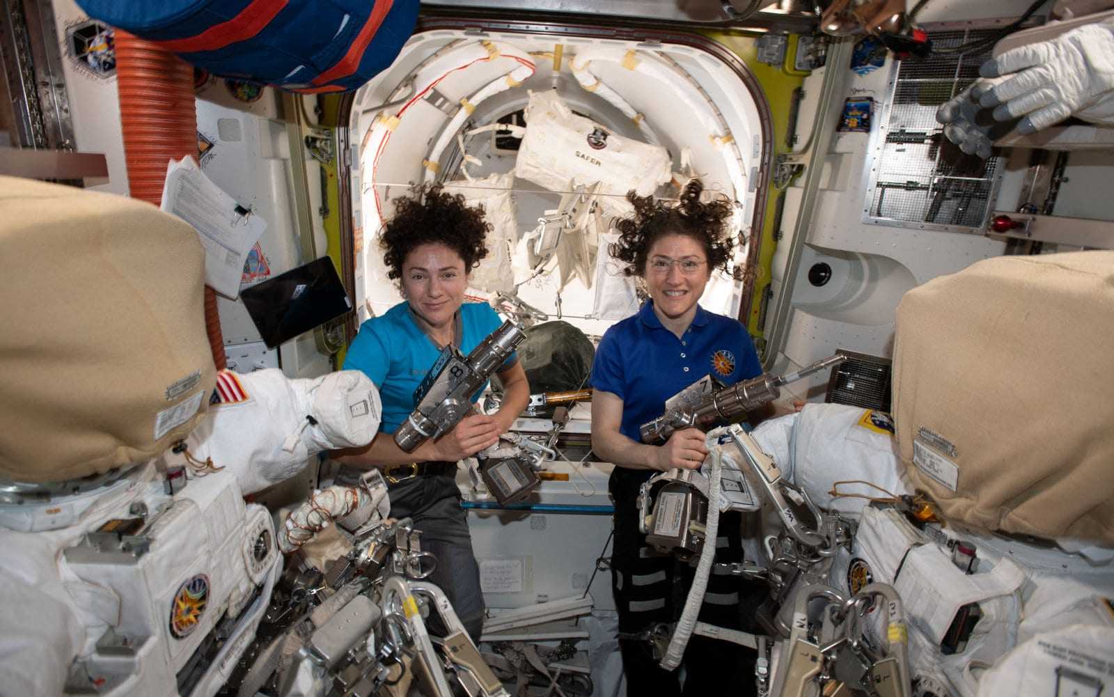 NASA Astronauts Spacewalk Outside the International Space Station