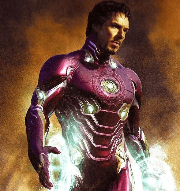 Stephen Strange + Στολή Iron Man σε concept art