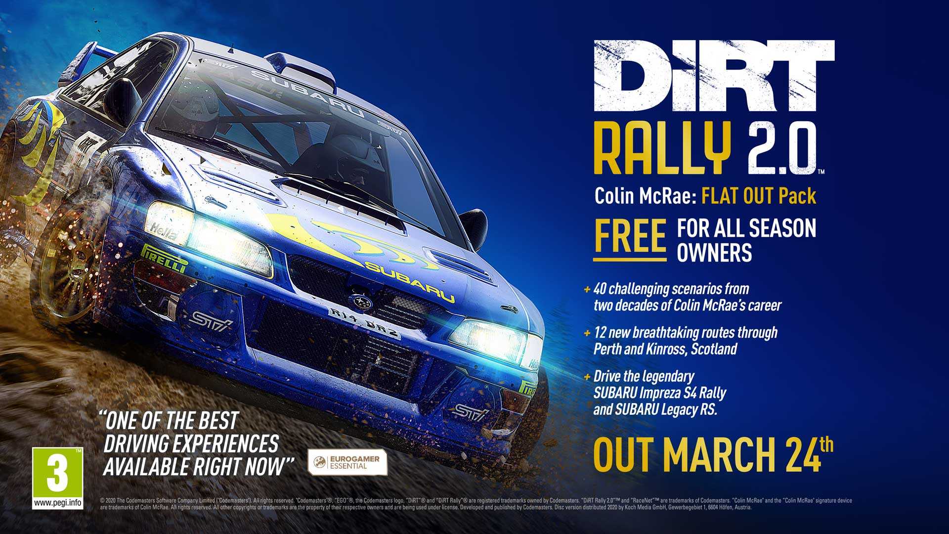 DiRT Rally 2.0. Colin McRae Flat Out