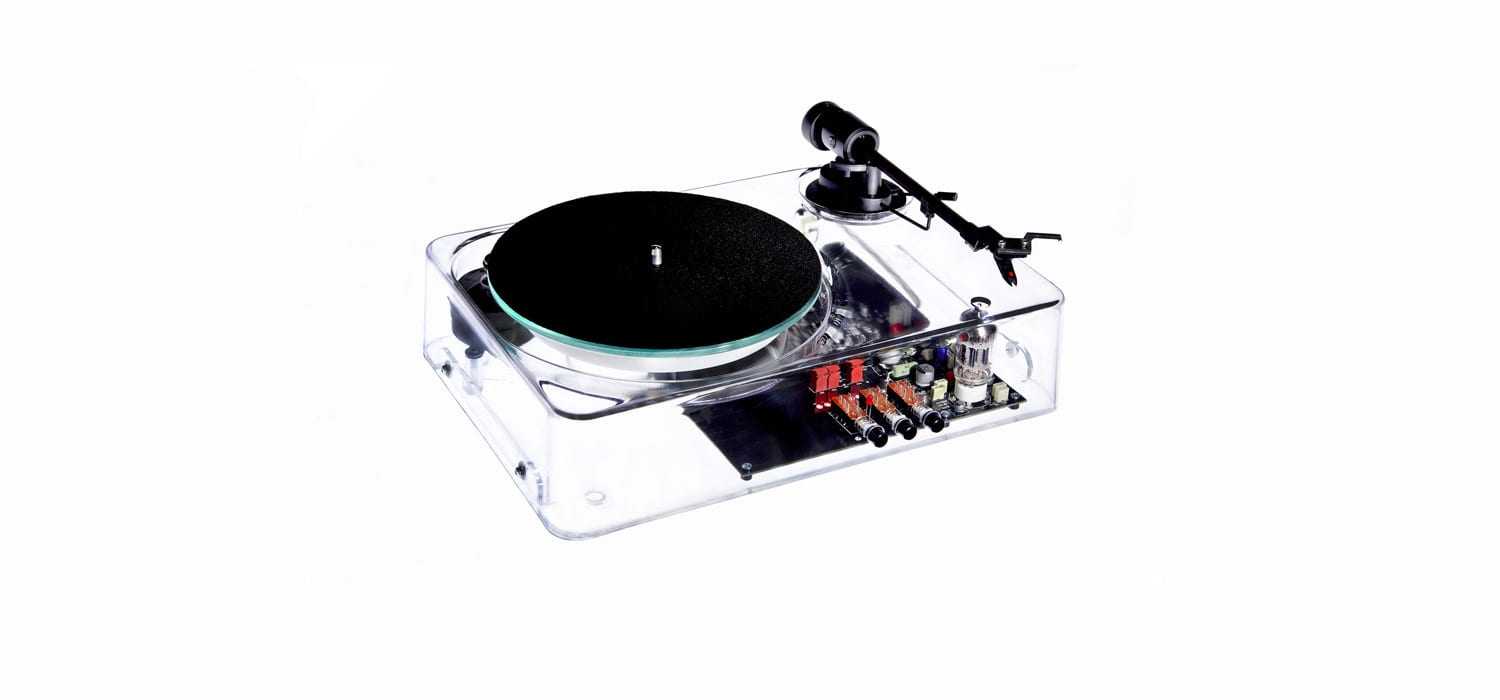 Gearbox Transparent Turntable