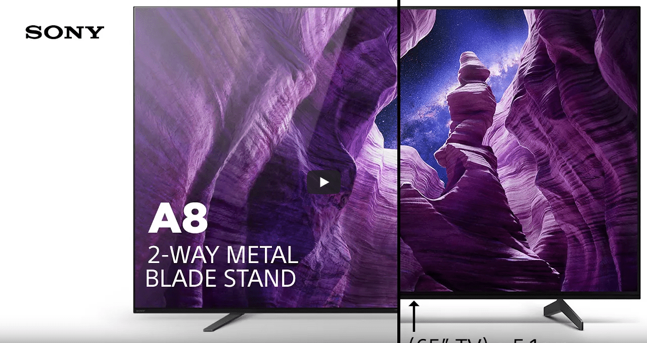 Ρυθμιζόμενη Sony A8 4K OLED TV