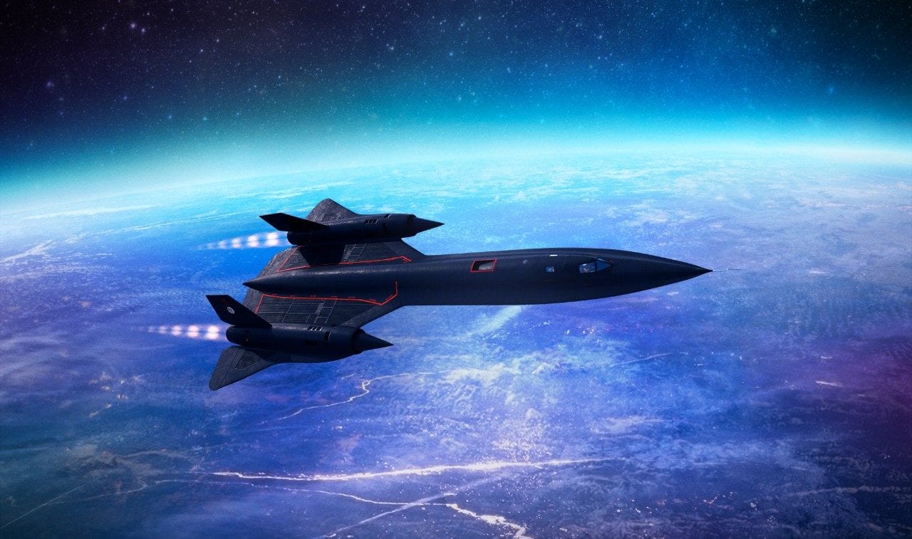 To απόλυτο SR-71 “Blackbird”