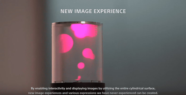New Style Display – Ολογραφική 360-μοιρών Cylindrical Transparent Display