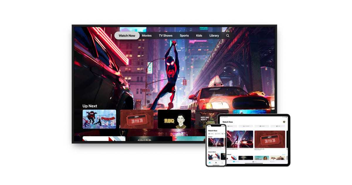 Apple TV app σε Sony τηλεοράσεις