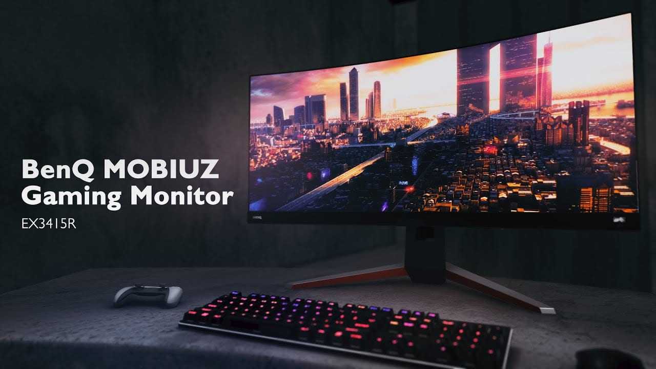 BenQ MOBIUZ EX3415R Ultrawide Curved Gaming Monitor
