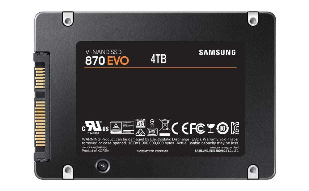 Samsung 870 EVO SATA SSD