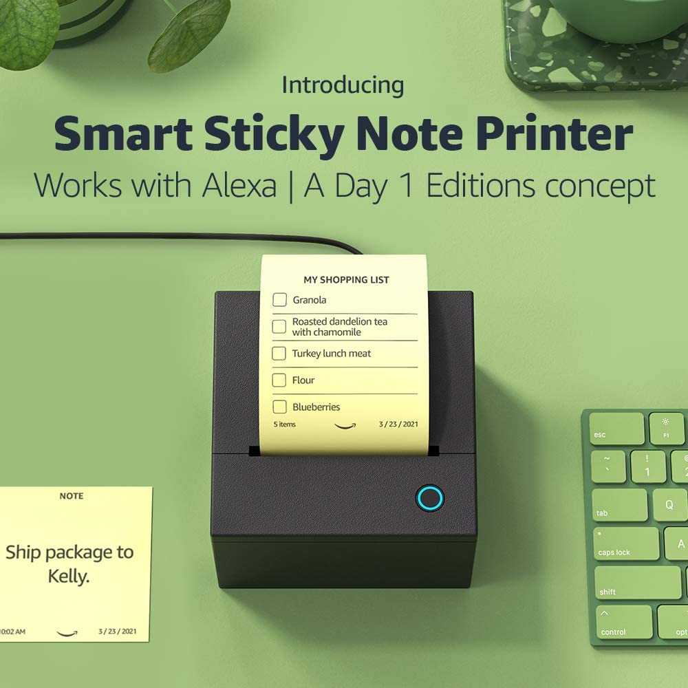 Amazon Smart Sticky Note Εκτυπωτής