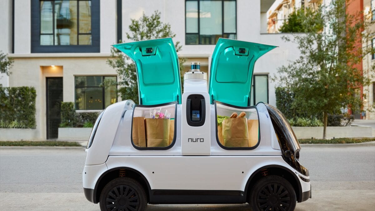 Nuro self-driving road vehicle