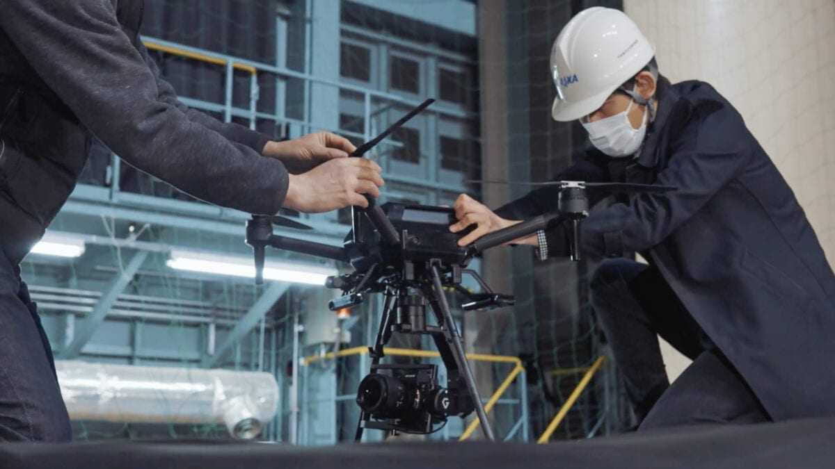 Το drone Sony Airpeak σε άνεμο 70 χλμ/ώρα !