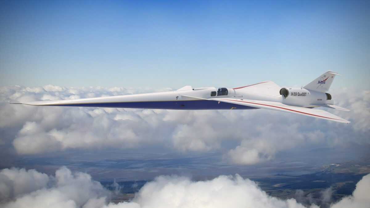 Κατασκευάζοντας το X-59 Quiet SuperSonic Technology αεροσκάφος
