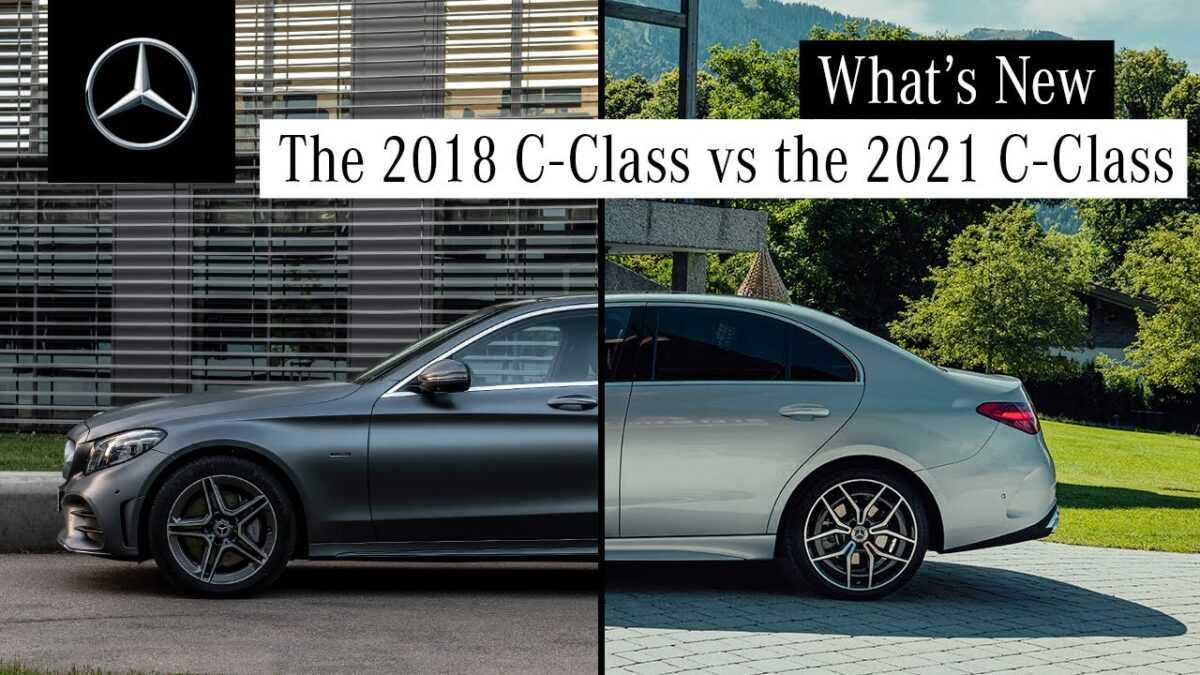 2021 C-Class Vs 2018 C-Class Mercedes-Benz