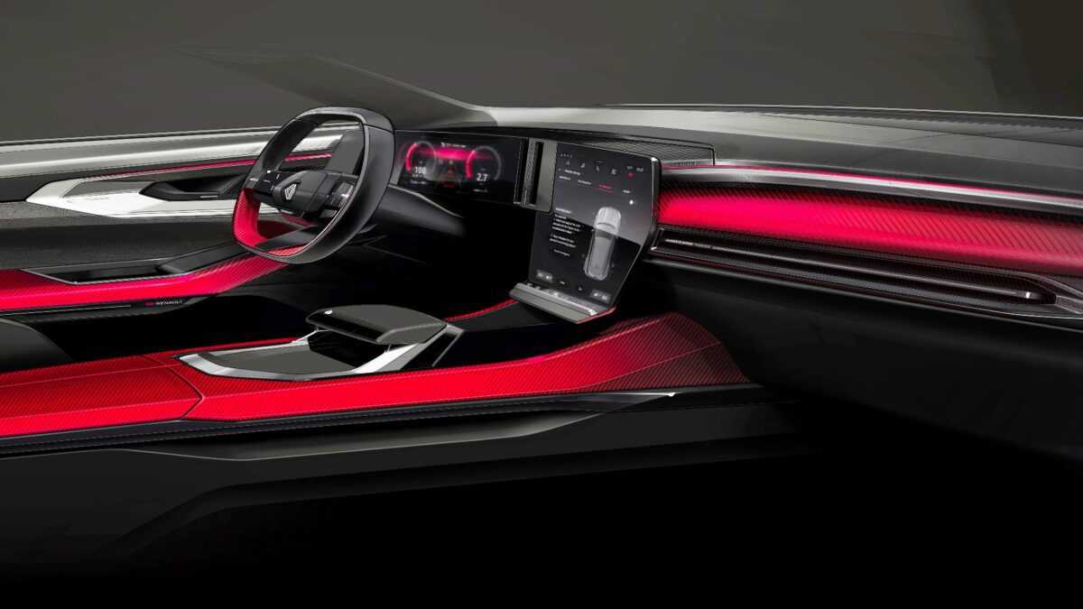 To futuristic εσωτερικό του Austral Renault SUV