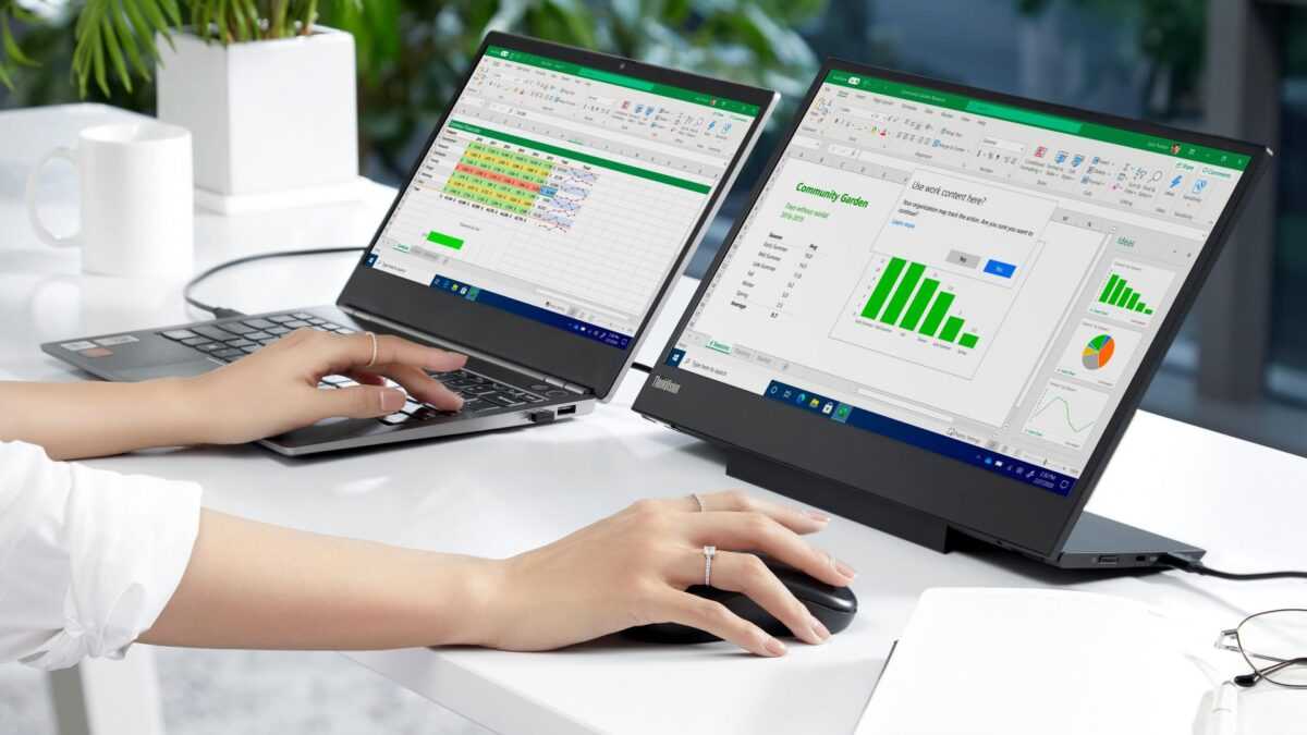 Lenovo ThinkVision M15 USB-C φορητό μόνιτορ