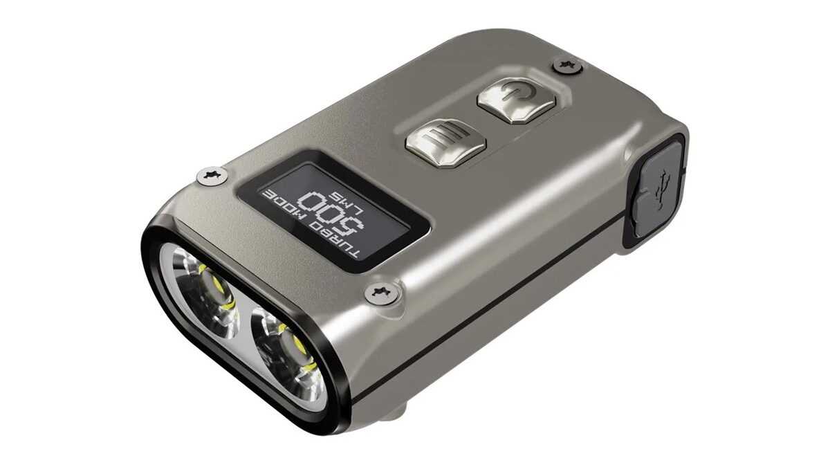 Ο εντυπωσιακός Nitecore 500-Lumen Titanium Φακός