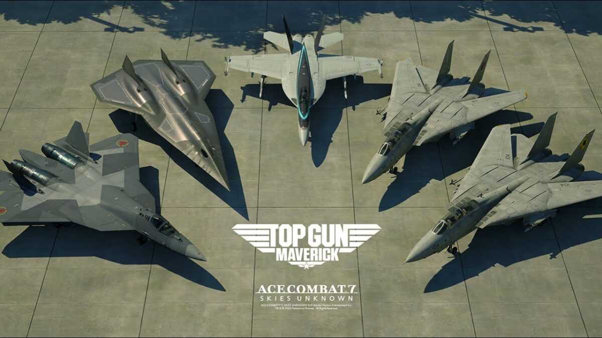 Ace Combat 7: Skies Unknown –  Top Gun Maverick Aircraft Set Launch Trailer