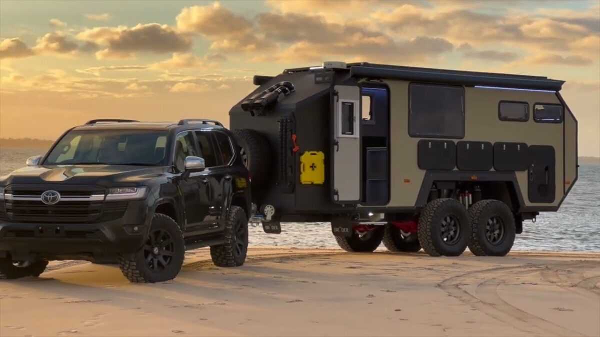 Το απίθανο ανθεκτικό Bruder EXP 8 trailer