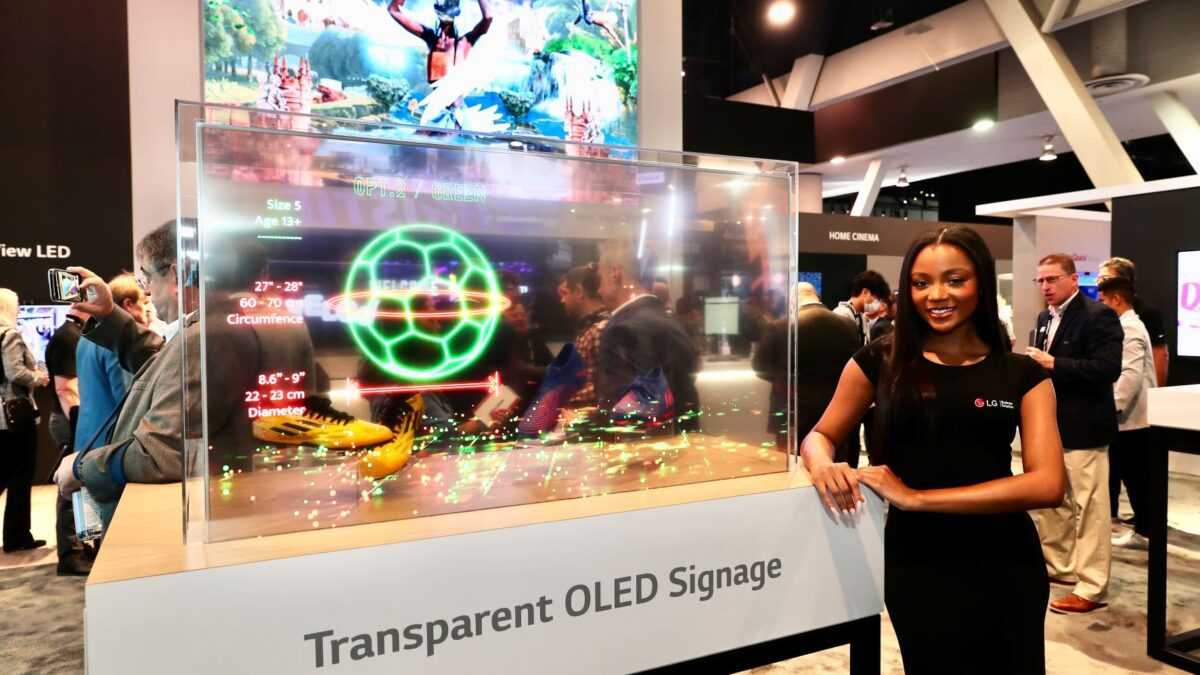 Οι οθόνες στην εποχή της Transparent OLED Signage