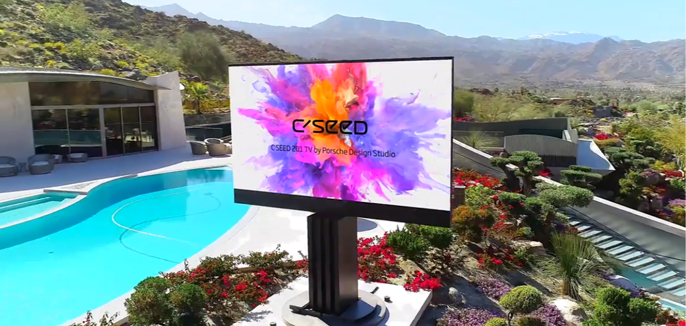 Η πρώτη Foldable Outdoor MicroLED τηλεόραση 201′