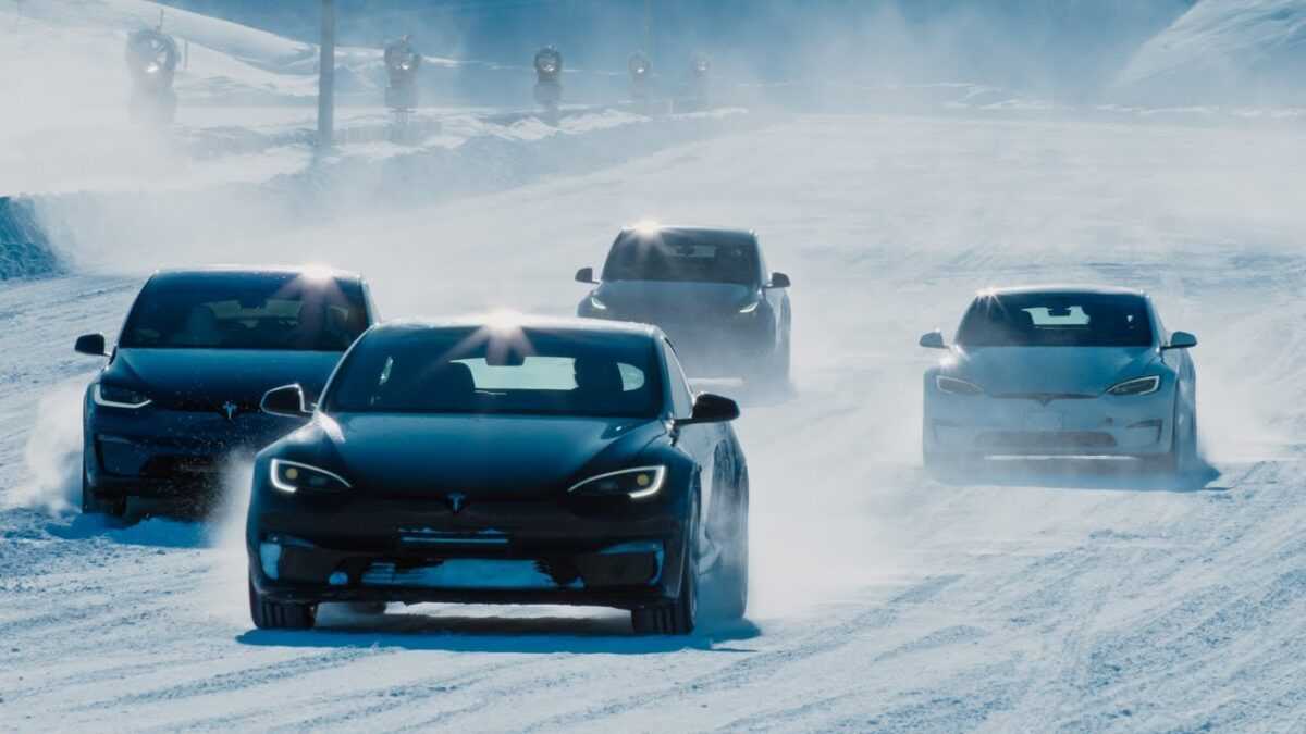 Winter Testing των νέων Tesla στη Νέα Ζηλανδία