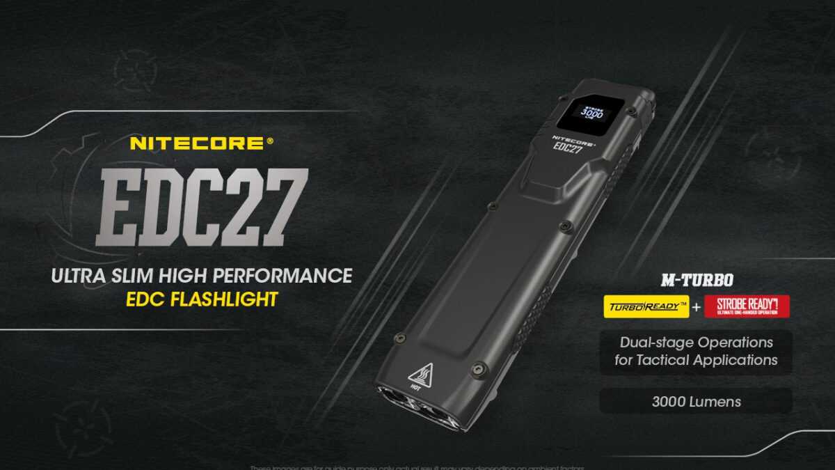 Nitecore ultra-slim EDC27 υπερφακός