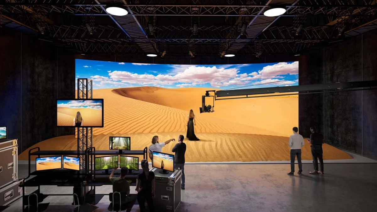 Plateau Virtuel τεχνολογίας Sony Crystal LED – Γυρίσματα με ένα Virtual Production stage