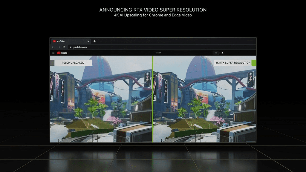 Αναβάθμιση των YouΤube βίντεο με τεχνολογία Nvidia RTX Video Super Resolution