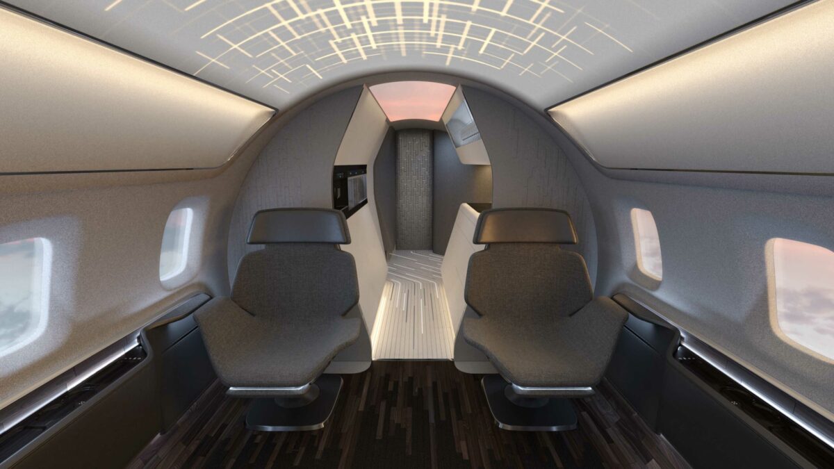 F/List Shapeshifter concept εσωτερικού αεροσκαφών