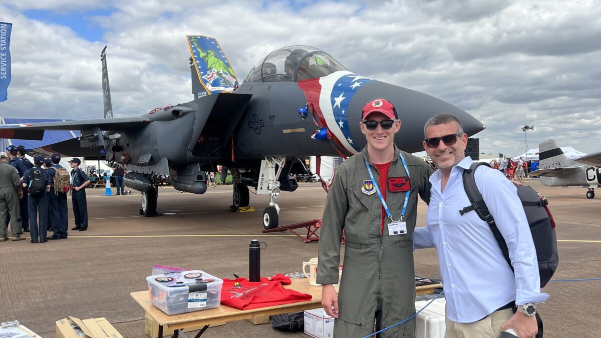 Independence Day για της ΗΠΑ και εικόνες ενός μοναδικού F-15