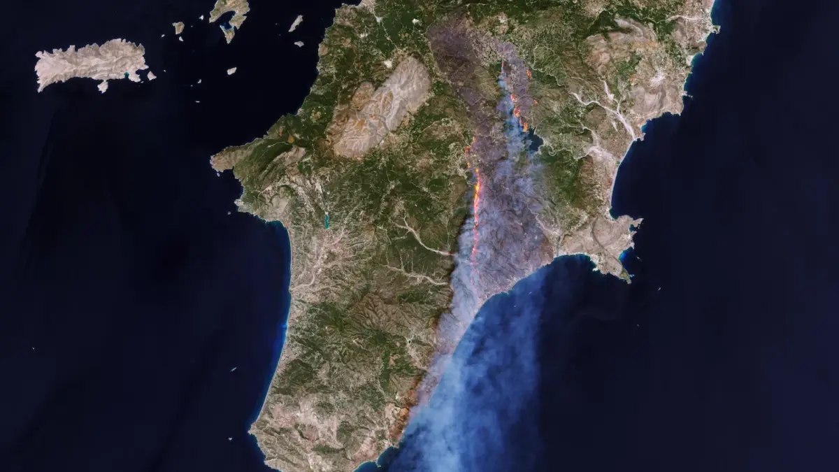 Δορυφορικές φωτογραφίες της Ελλάδας από την EUMETSAT