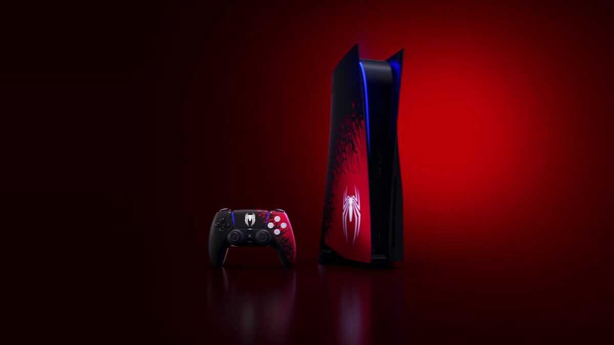Sony & Marvel Limited-Edition Spider-Man PS5 και Controller