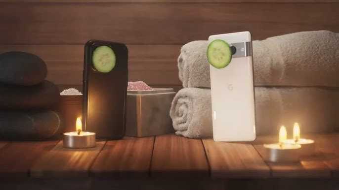 Pixel και iPhone σε spa day