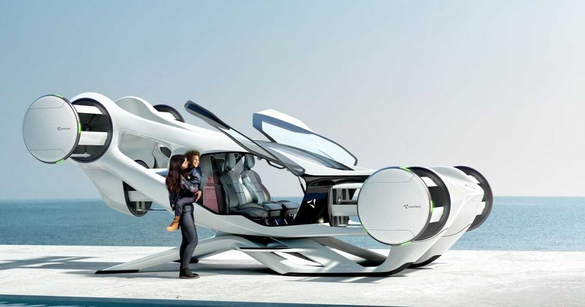 CycloRotor eVTOL Air Car Concept