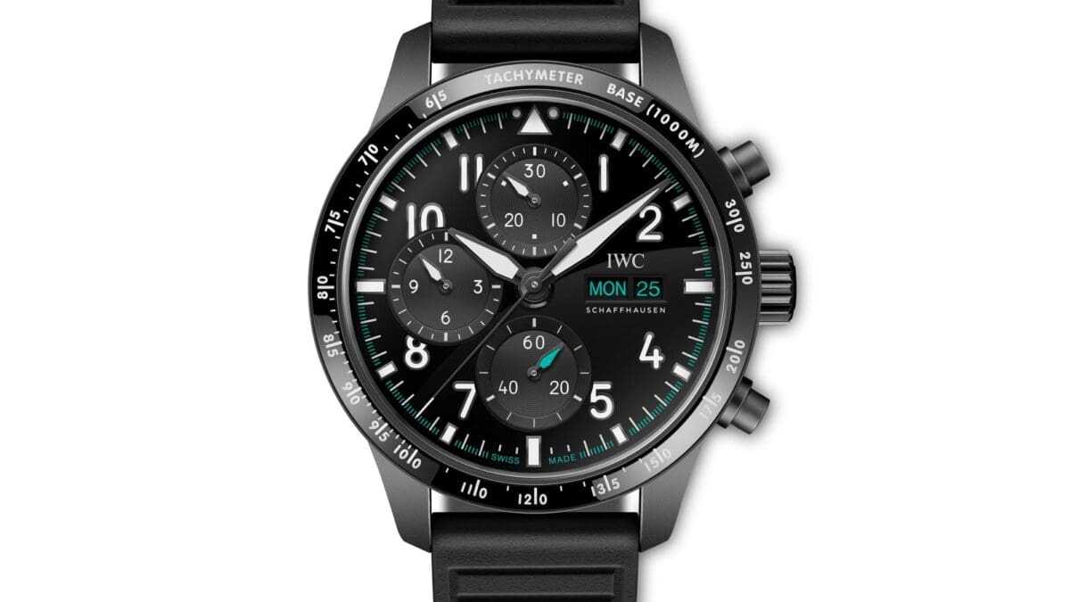 Ειδικής έκδοσης IWC Mercedes-AMG Pilot’s Watch Performance Chronograph 41
