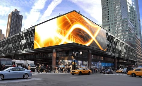 NYC Port Authority Bus Terminal – εικαστικό hi tech LED δημιούργημα…
